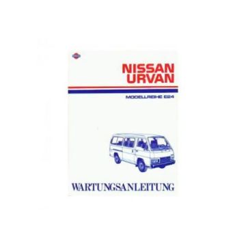 Nissan Urvan E24 - Wartungsanleitung