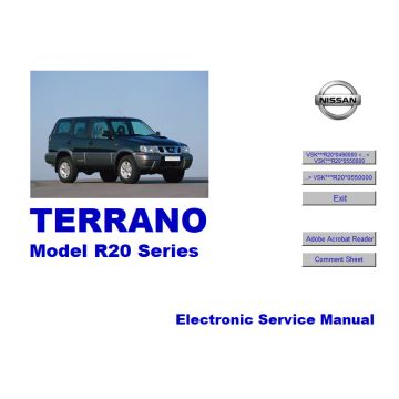 Nissan Terrano R20 (2002-2004) Service Manual on CD
