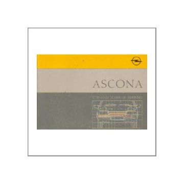 Opel Ascona 1987 - Betriebsanleitung