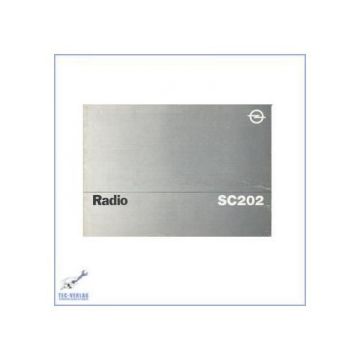 Opel Corsa Kadett Vectra Omega Autoradio SC 202 (86-87) Bedienungsanleitung