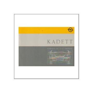 Opel Kadett 1987 - Betriebsanleitung