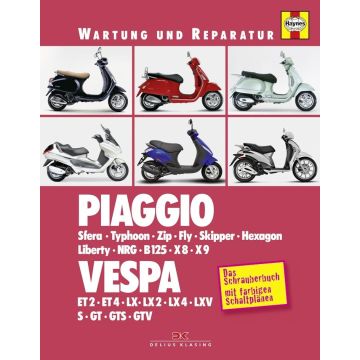 Piaggio und Vespa Motorroller (1991-2009) - Reparaturanleitung Schrauberbuch