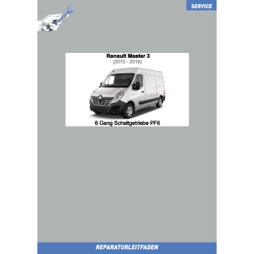 Renault Master 3 (2010-2019) Werkstatthandbuch 6 Gang Schaltgetriebe PF6