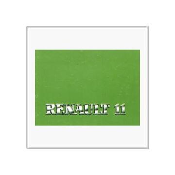 Renault 11 - Betriebsanleitung