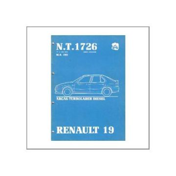Renault 19 - Abgas-Turbolader Diesel - Werkstatthandbuch