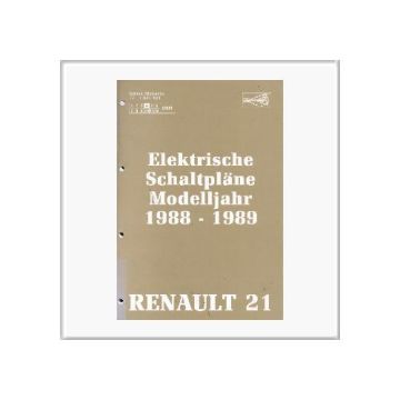 Renault 21 1988/1989 - Schaltpläne
