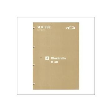 Renault 21 - Blechteile B 48 - Werkstatthandbuch