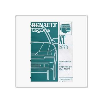 Renault Laguna Einspritzanlage - Werkstatthandbuch