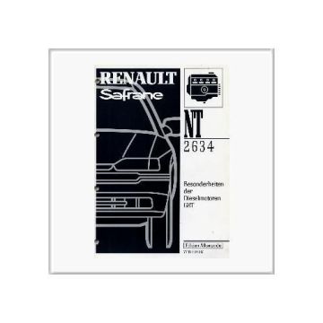 Renault Safrane Diesel - Werkstatthandbuch Nachtrag