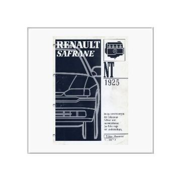 Renault Safrane Rechtslenker - Werkstatthandbuch Nachtrag