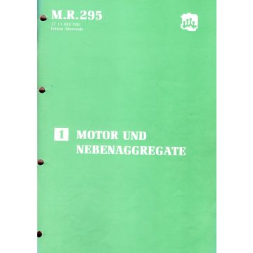 Renault Clio (1990)  Handbuch MR 295 Band 1 Motor und Nebenaggregate