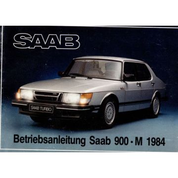 Saab 900 Turbo (1984) Betriebsanleitung