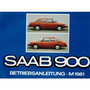 Saab 900 (1981) Betriebsanleitung  