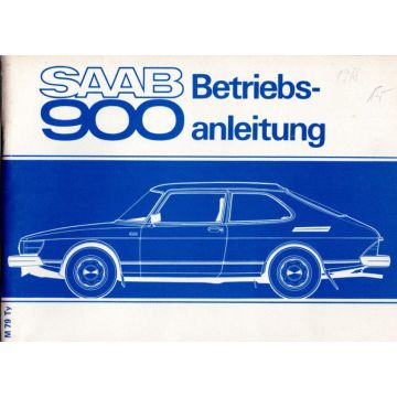Saab 900 (1979) Betriebsanleitung  