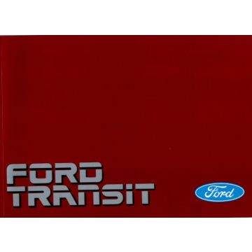 Ford Transit (1985-1986) Bedienungsanleitung