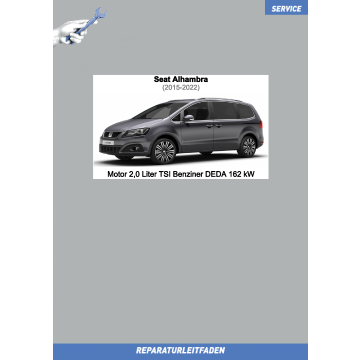 Seat Alhambra (2015-2022) Reparaturleitfaden Motor 2,0 Liter TSI Benziner DEDA 162 kW
