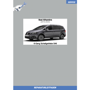 Seat Alhambra (2015-2022) Reparaturleitfaden 6-Gang Schaltgetriebe 0A6