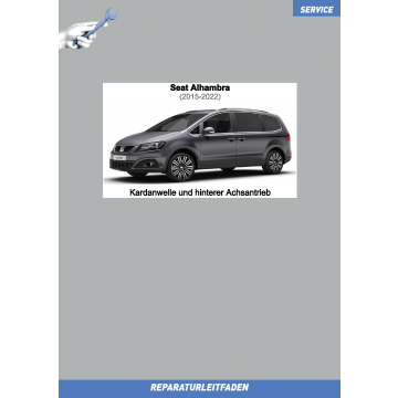 Seat Alhambra (2015-2022) Reparaturleitfaden Kardanwelle und Achsantrieb hinten