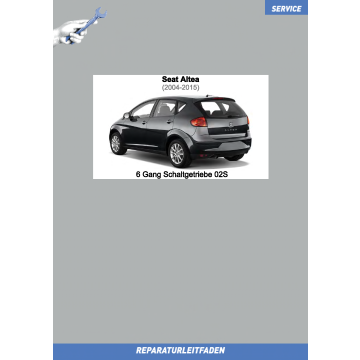 Seat Altea (2004-2015) Reparaturleitfaden 6 Gang Schaltgetriebe 02S