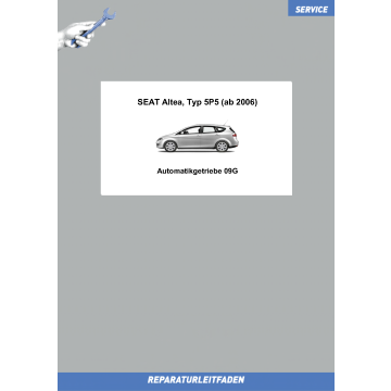 Seat Altea XL Typ 5P5 (06>) Automatikgetriebe 09G - Reparaturanleitung
