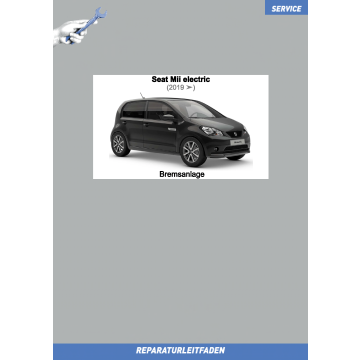 Seat Mii electric (2019 ➤) Reparaturleitfaden Bremsen Bremsanlage 