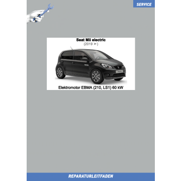 Seat Mii electric (2019 ➤) Reparaturleitfaden Elektromotor EBMA (210, LS1) 60 kW