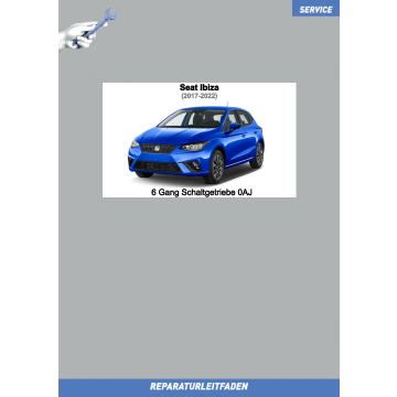 Seat Ibiza 5 (2017 ➤) Reparaturleitfaden 6 Gang Schaltgetriebe 0AJ