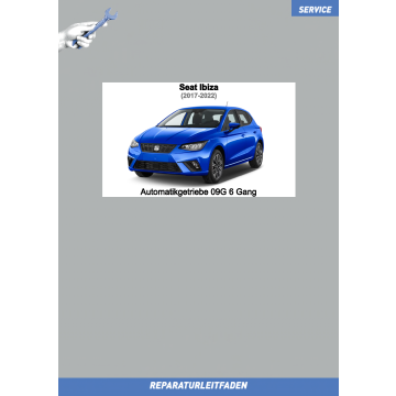 Seat Ibiza 5 (2017 ➤) Reparaturleitfaden Automatikgetriebe 09G 6 Gang
