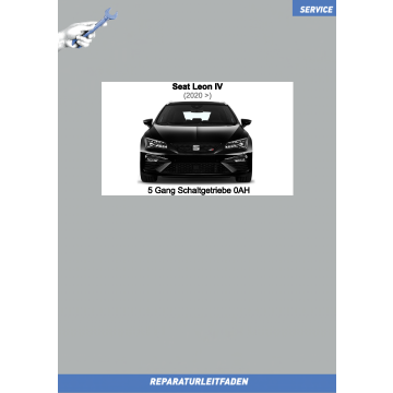 Seat Leon 4 (2020 ➤) Reparaturleitfaden 5 Gang Schaltgetriebe 0AH