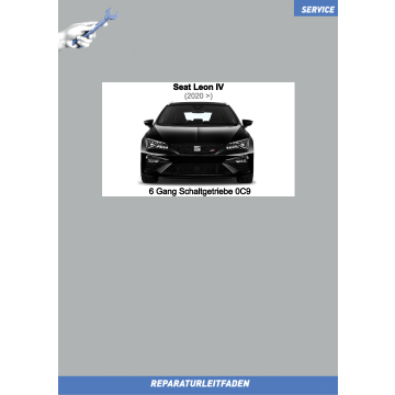 Seat Leon 4 (2020 ➤) Reparaturleitfaden 6 Gang Schaltgetriebe 0C9