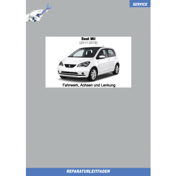 Seat Mii (2011-2019) Reparaturleitfaden Fahrwerk, Achsen und Lenkung