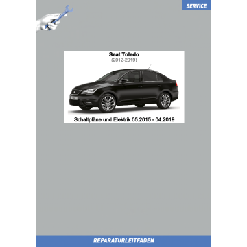 Seat Toledo (2012-2015) Schaltpläne und Elektrik 05.2015 - 04.2019