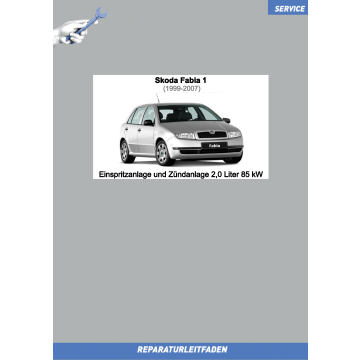 Skoda Fabia 1 (1999-2007) Reparaturleitfaden Einspritzanlage und Zündanlage 2,0 Liter 85 kW
