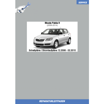 Skoda Fabia 2 (2006-2010) Schaltpläne / Stromlaufpläne ab 12.2006