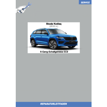 Skoda Kodiaq (2016 ➤) Reparaturleitfaden 6-Gang Schaltgetriebe 0C9