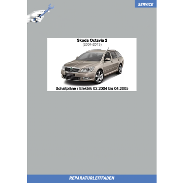Skoda Octavia 2 (2004-2005) Schaltpläne / Elektrik 02.2004 bis 04.2005