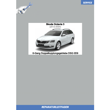 Skoda Octavia 3 (2012-2020) Reparaturleitfaden 6-Gang Doppelkupplungsgetriebe DSG 0D9