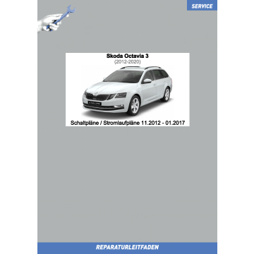 Skoda Octavia 3 (2012-2017) Schaltpläne Verkabelung Elektrik
