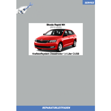 Skoda Rapid (2012-2020) Reparaturleitfaden Kraftstoffsystem Dieselmotor 1,4 Liter CUSB