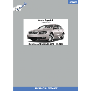 Skoda Superb 2 (2013-2015) Schaltpläne / Elektrik 05.2013 - 05.2015
