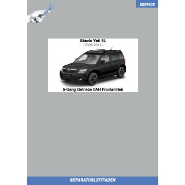 Skoda Yeti (2009-2017) Reparaturleitfaden 5-Gang Schaltgetriebe 0AH Frontantrieb