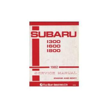 Subaru 1300,1600,1800 - Reparaturanleitung