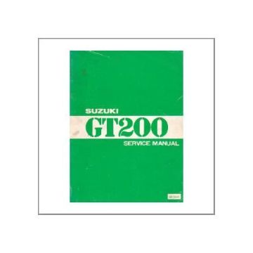 Suzuki GT 200 - Service manual