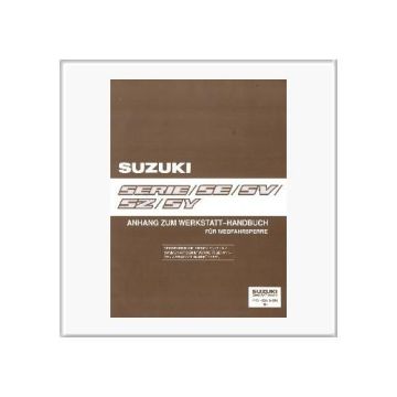 Suzuki Serie SE/SV/SZ/SY - Werkstatthandbuch Anhang