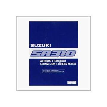 Suzuki Swift SA 310 5-türig - Werkstatthandbuch Anhang