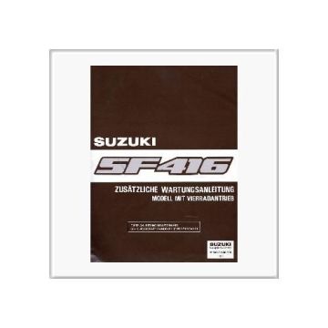Suzuki Swift SF 416 4WD- Wartungsanleitung