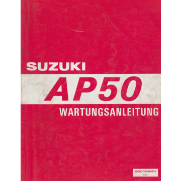 Suzuki AP 50 (1995) Wartungsanleitung