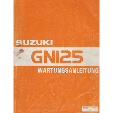 Suzuki GN 125 (1996) Wartungsanleitung