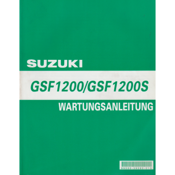 Suzuki GSF 1200 / GSF 1200 S (2006) Wartungsanleitung