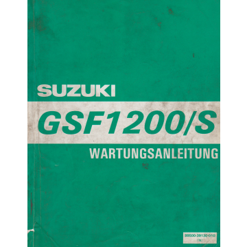 Suzuki GSF 1200/ S (1996) Wartungsanleitung